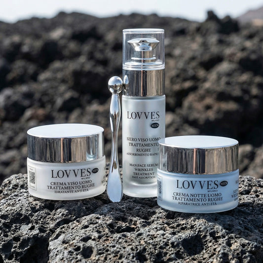 Hautpflege für Männer zur Faltenbehandlung