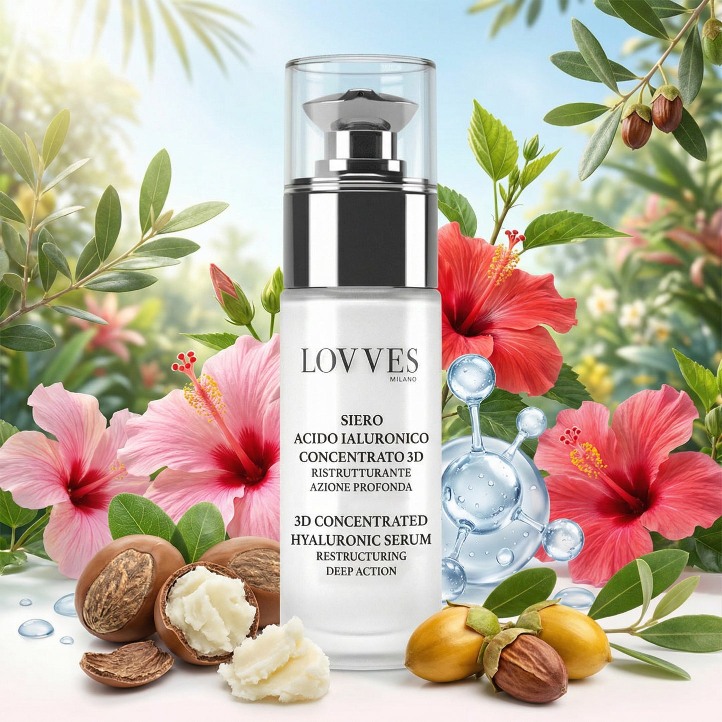 3D-konzentriertes Hyaluronsäureserum
