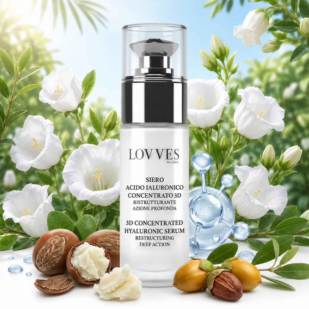 3D-konzentriertes Hyaluronsäureserum